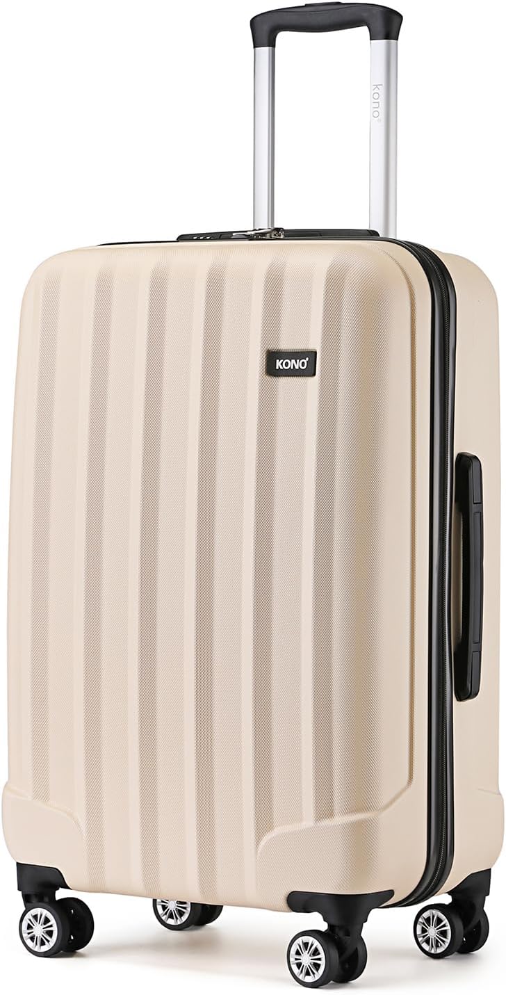 Kono Large Suitcase ABS Hard Shell Trolley Case Lightweight 28" Check in Hold Lu...