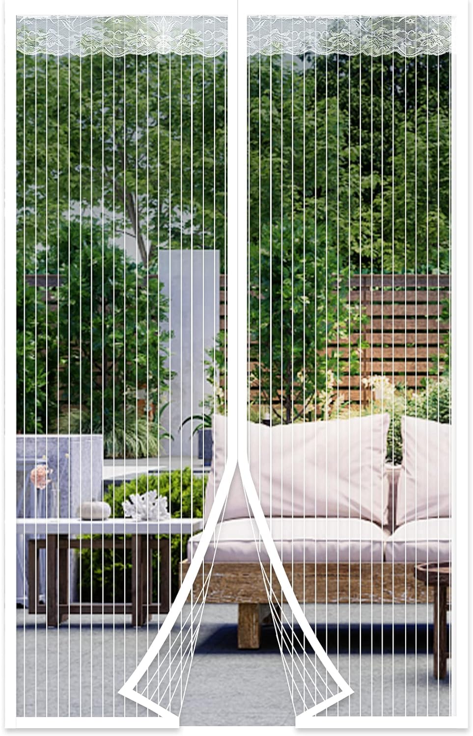 DIKER Magnetic Fly Screen Door, Fly Nets for Doors 120 X 240cm, Door Fly Screen,...