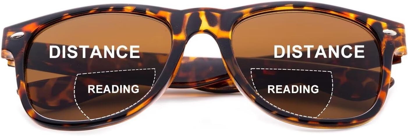 SKYWAY Bifocal Reading Sunglasses For Women Men, Fashion Classic Sun Readers Wit...