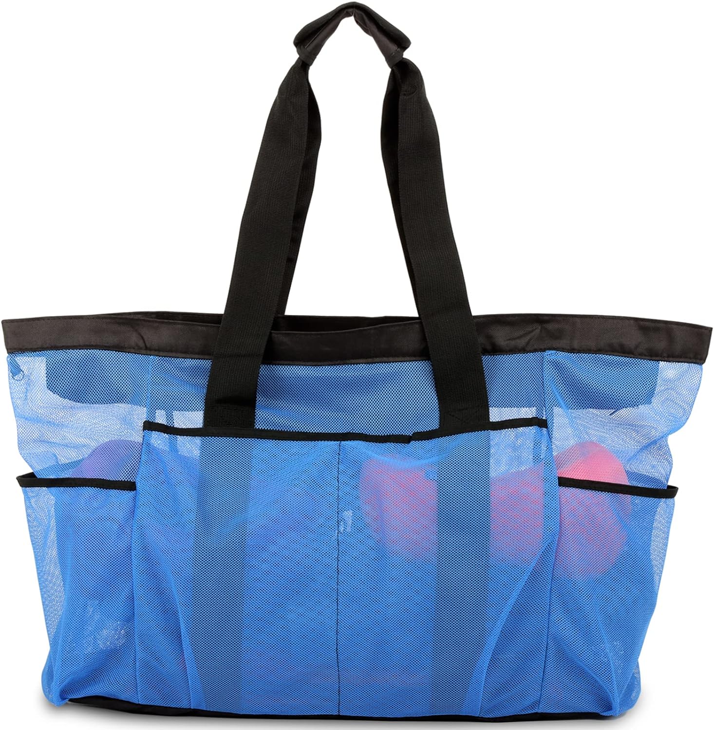 GOTDYA Extra Large Beach Bag, XL Mesh Tote with Zi...