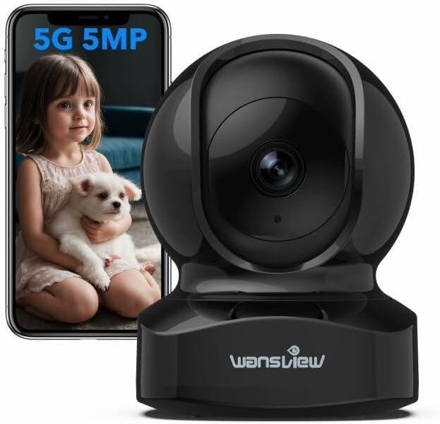 wansview Security Camera, IP Camera, WiFi Home Indoor Camera for Baby/Pet/Nanny,...