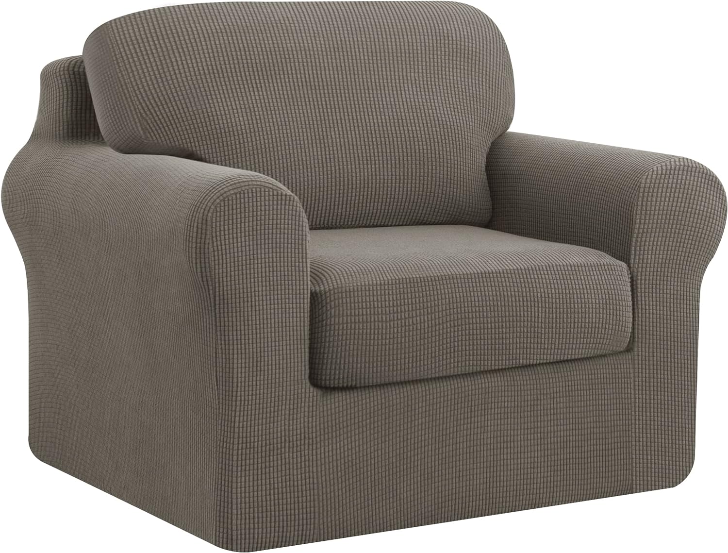 subrtex 3 Pieces Stretch Sofa Slipcover Sets Couch Cover Sets Backrest Cushion C...