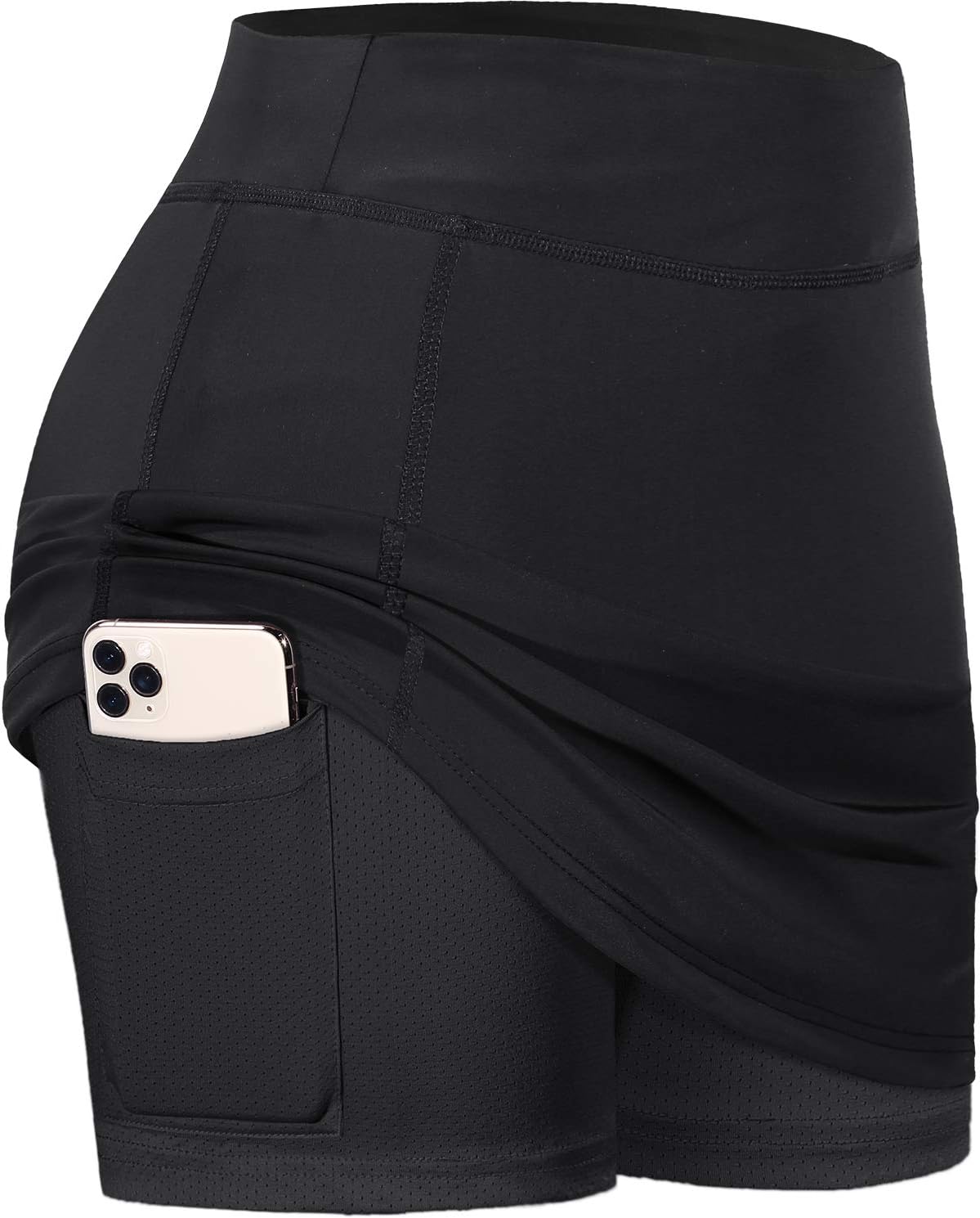 BLEVONH Womens Summer Tennis Skirts with Shorts Underneath, Pickleball, Athletic...