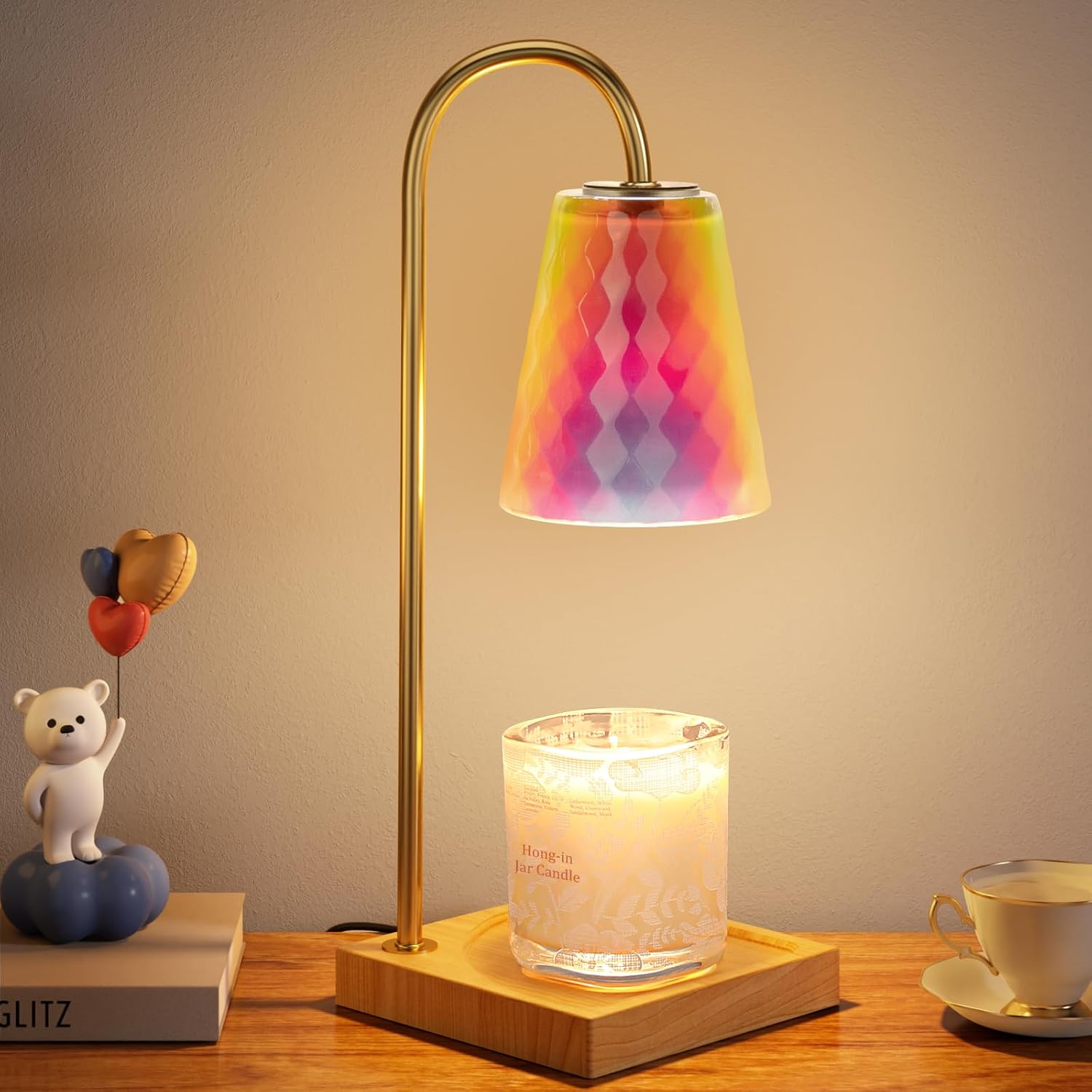 Hong-in Candle Warmer Lamp-Electric Candle Lamp Warmer with Timer, Gifts for Dau...