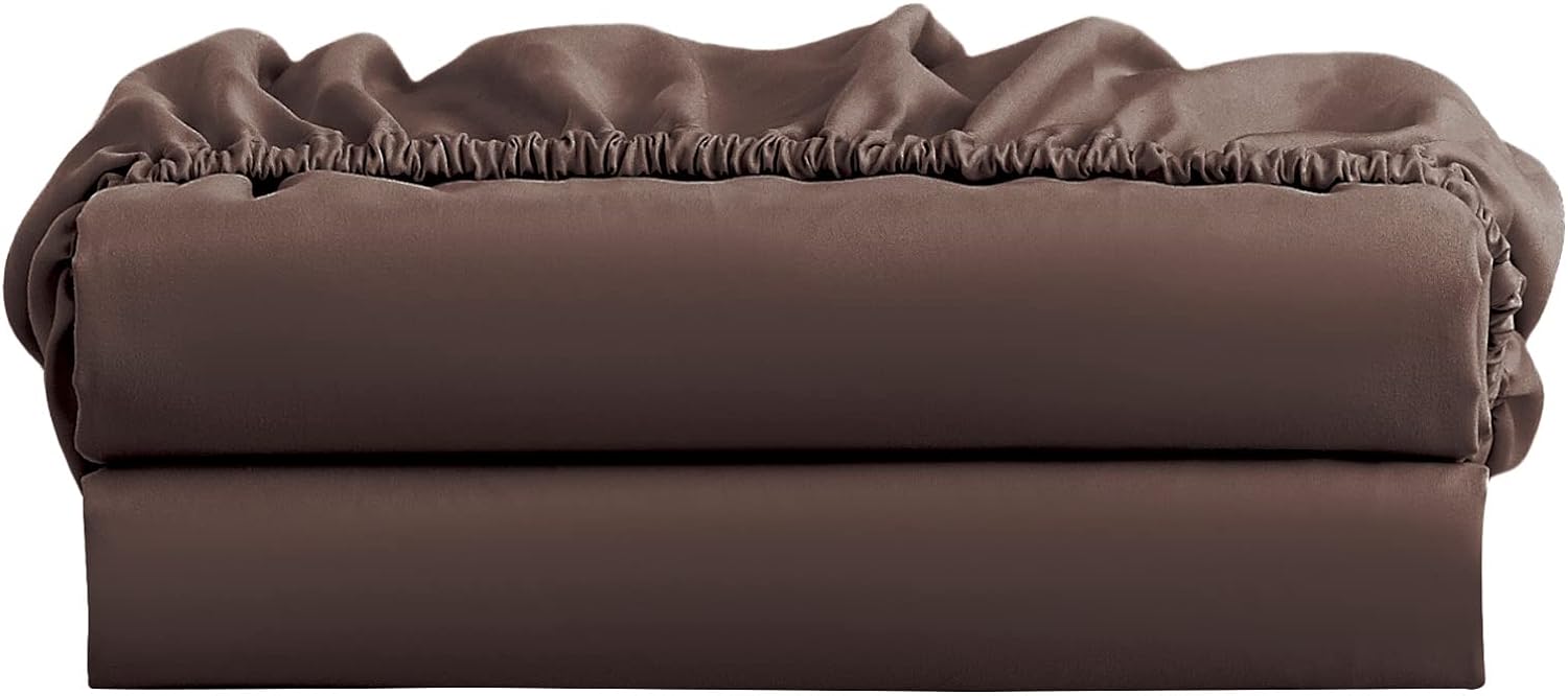 King Fitted Sheet Only 2 Pack - Hotel Quality Fitted Sheet King Size - Ultra Sof...