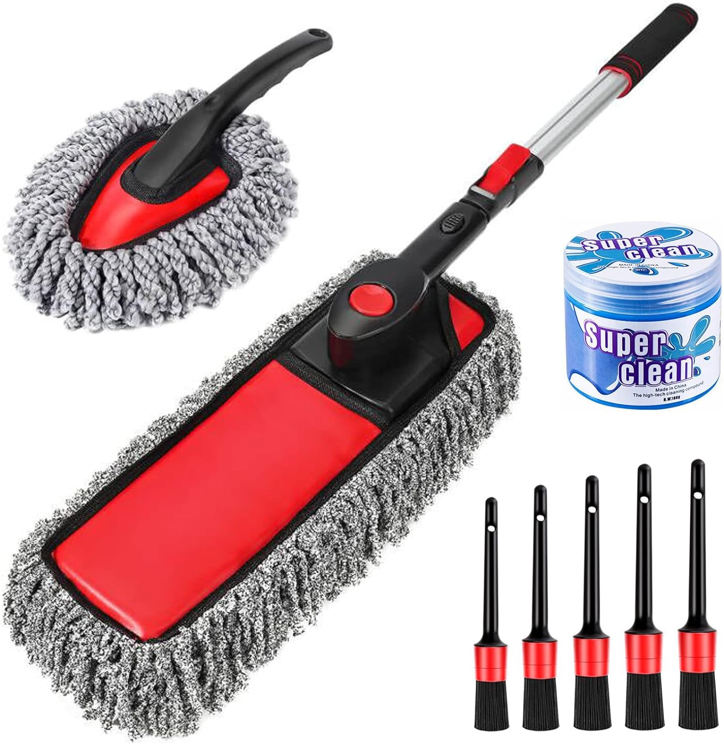 Microfiber Car Duster Exterior Scratch Free Extend...