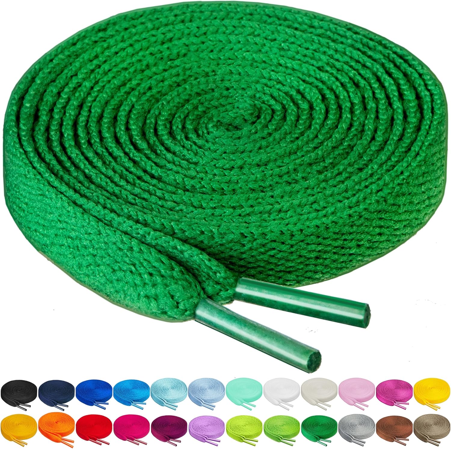 Birch Shoelaces in 27 Colors Flat 5/16" Shoe Laces in 4 Different Lengths 37"(94...