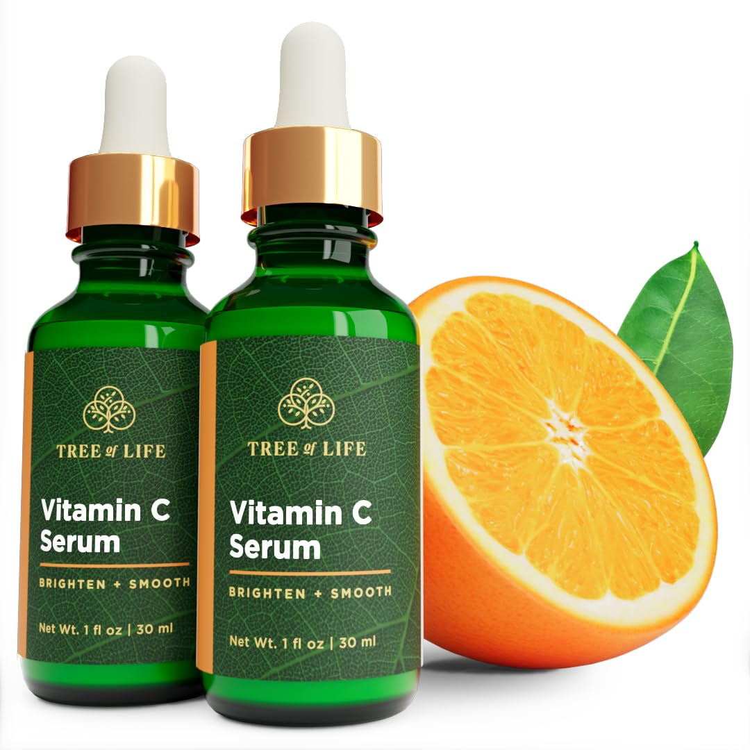 Tree of Life Vitamin C Serum for Face - 1 FL Oz, Skin Care Set - Moisturizing Vi...