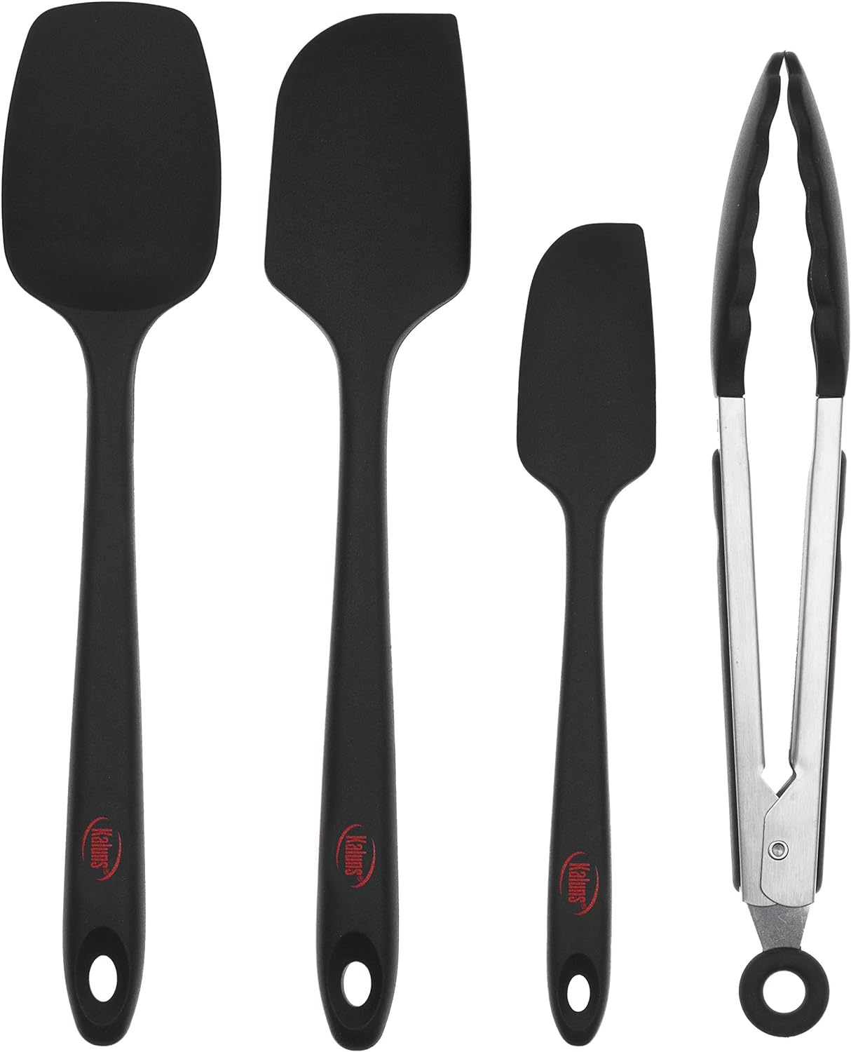 Kaluns Silicone Spatula Set 4 Pcs Rubber Spatulas Silicone Heat Resistant 600°F,...