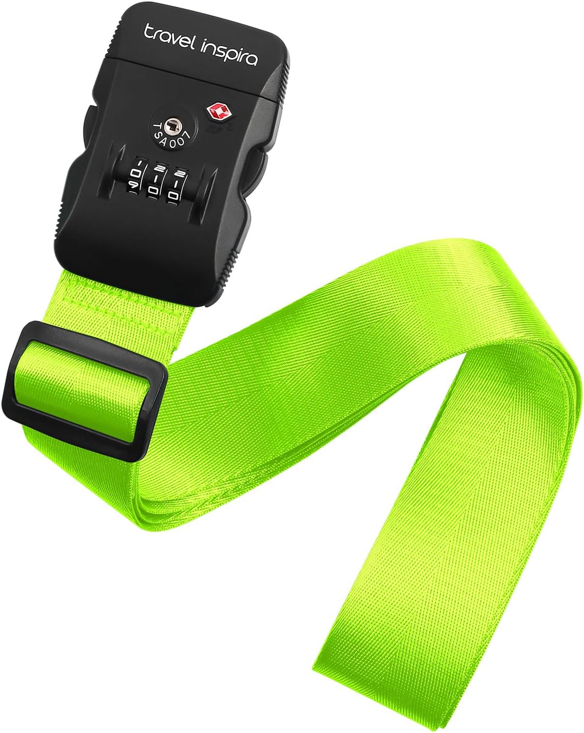 Travel Inspira Luggage Straps with TSA Combination Lock - Adjustable, Easy to Us...