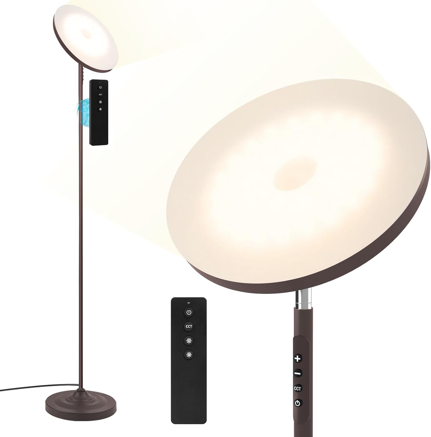 Floor Lamp, 36W/3600LM Super Bright Floor Lamp wit...