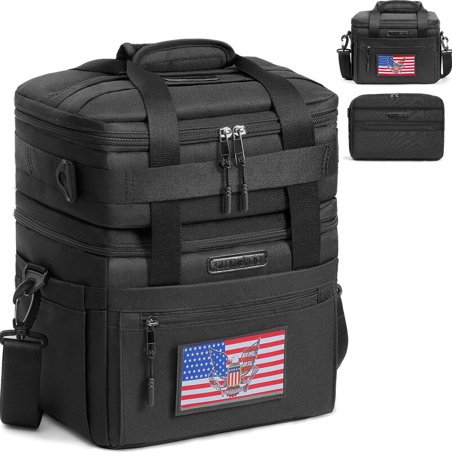 Lunch Bag Box for Men 2024 Newest for Men 3 in 1 Cooler Bag Large Insulated Remo...
