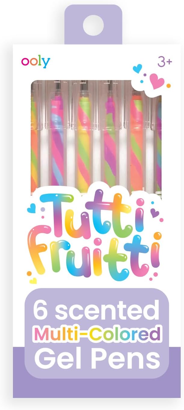 Ooly Scented Tutti Fruitti Color Changing Gel Pens Set of 6-1.00mm NIB, Color Ch...