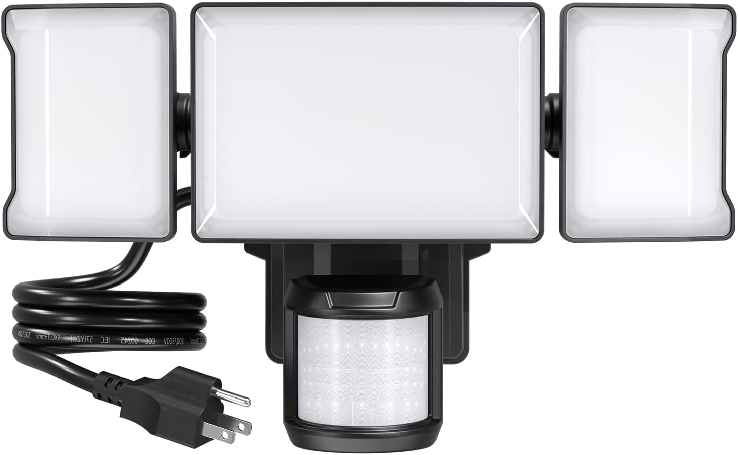 Olafus 65W Motion Sensor Outdoor Light Plug in, Motion Flood Light Dusk to Dawn,...