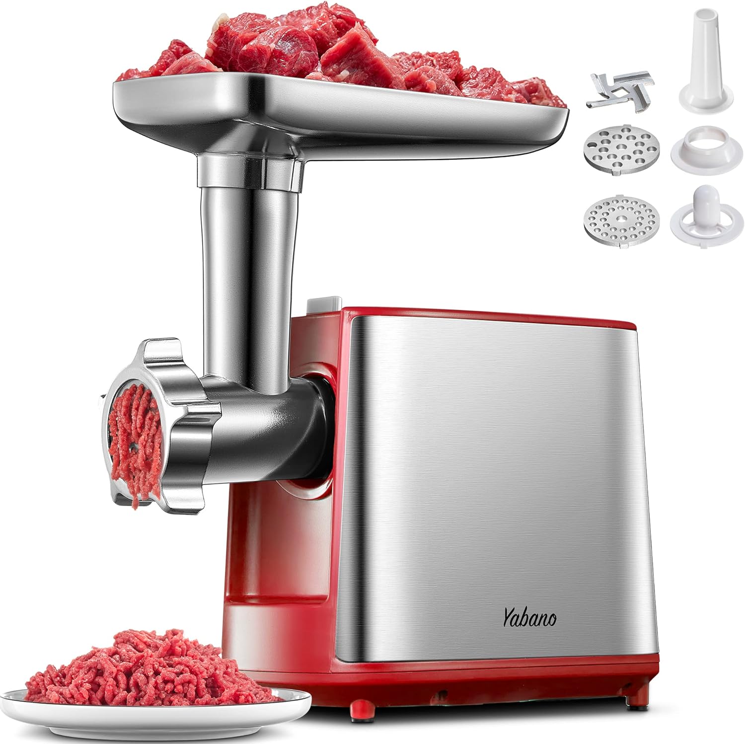 Electric Meat Grinder, Heavy Duty Meat Mincer, Sau...