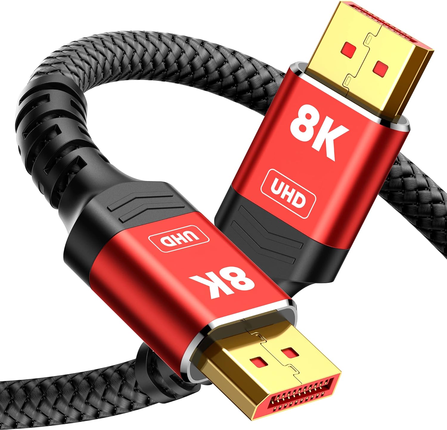 Capshi DisplayPort Cable 1.4, 8K DP Cable 10FT (8K@60Hz, 4K@144Hz, 2K@240Hz) HBR...