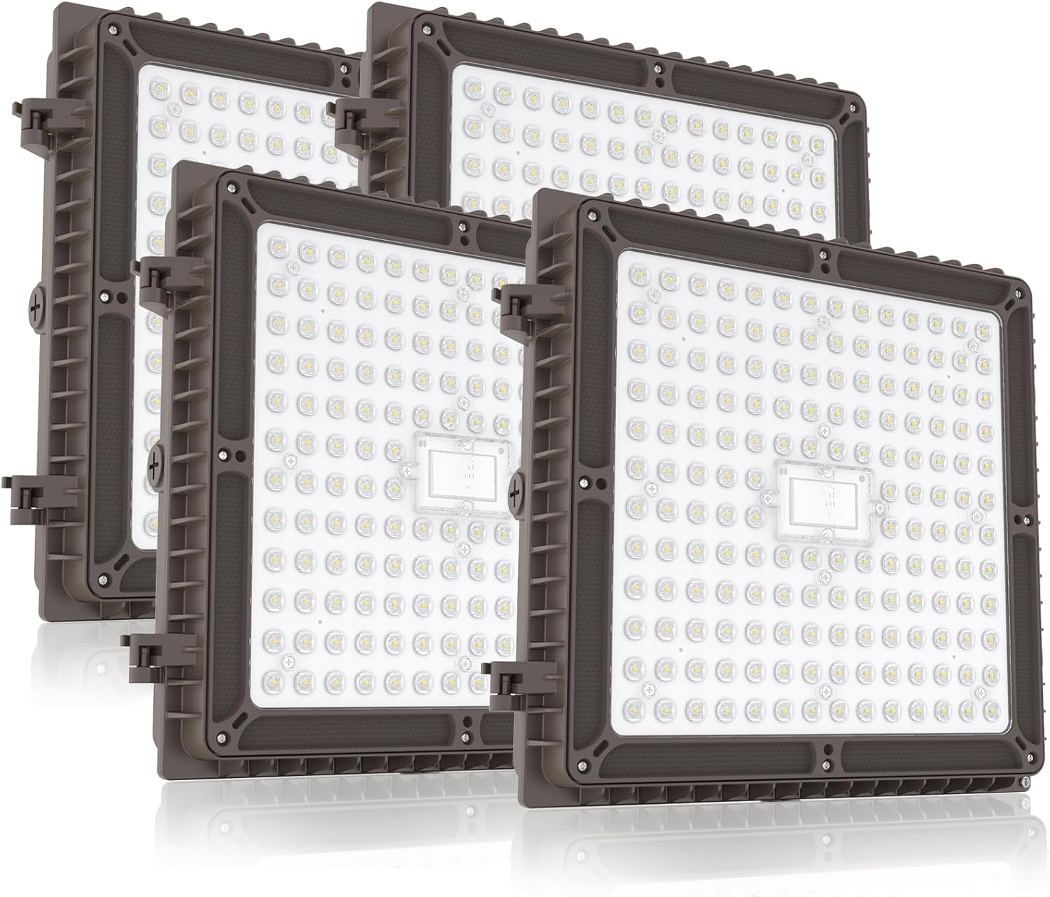 HYPERLITE 100W LED Canopy Light 4Packs, 1-10V Dimmable 13000LM Canopy LED Lights...