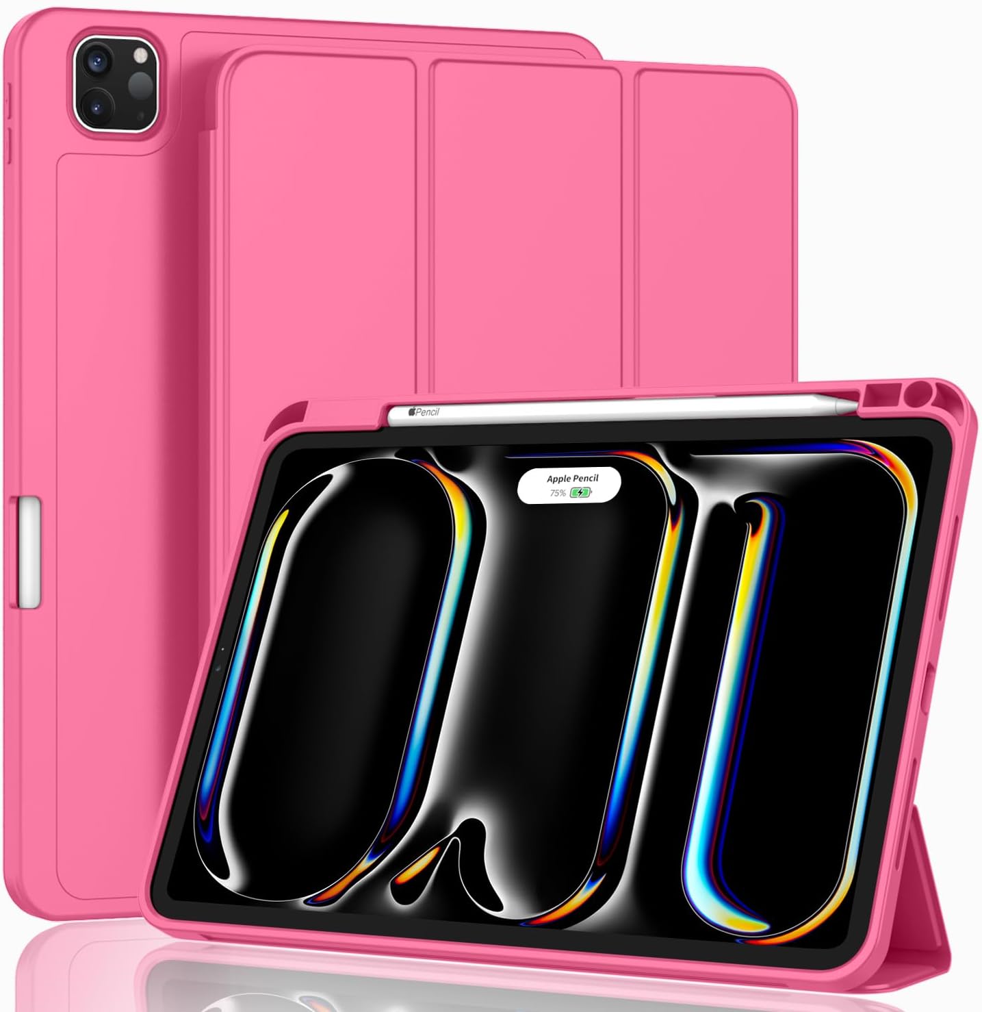 ZryXal 2024 iPad Pro 11 Inch Case M4 (5th Generation) with Pencil Holder, Smart...