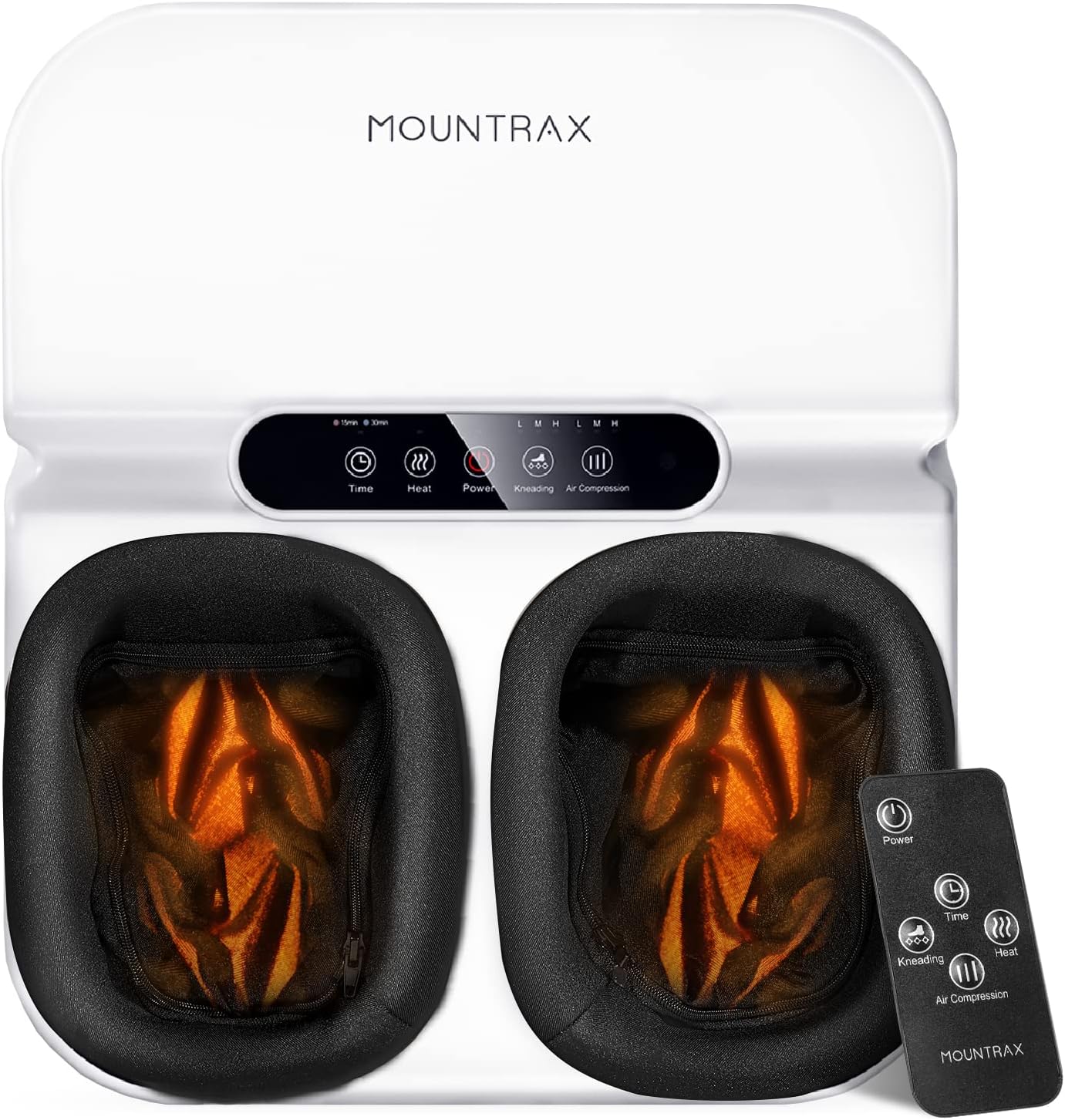 MOUNTRAX Foot Massager Machine with Heat, Gifts for Women Men, Shiatsu Foot Mass...