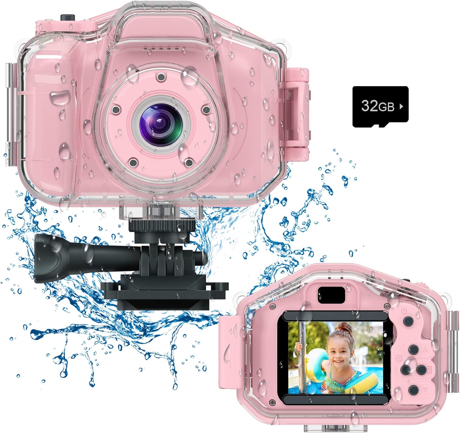 Agoigo Kids Waterproof Camera Toys for 3-12 Year Old Boys Girls Christmas Birthd...