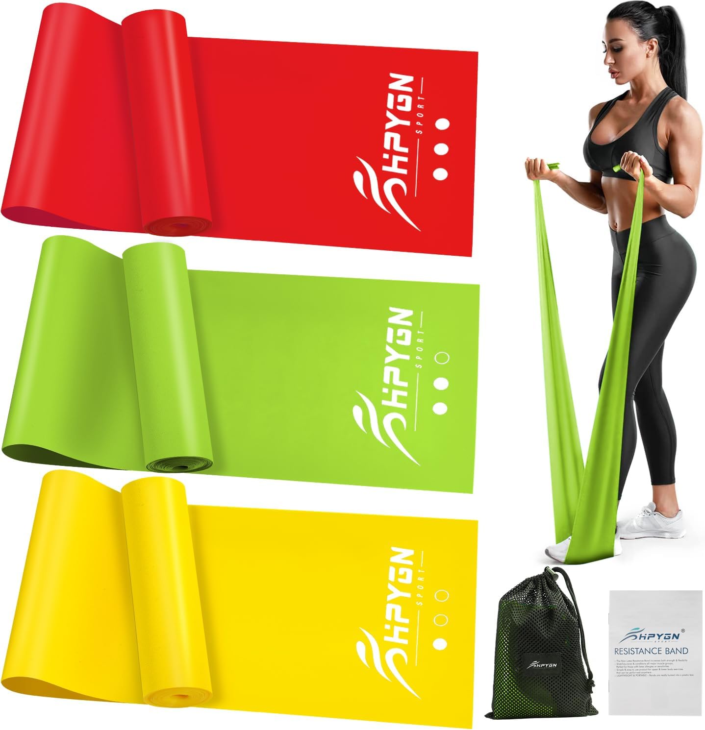 Resistance Bands, Exercise Bands, Physical Therapy Bands for Strength Training,...