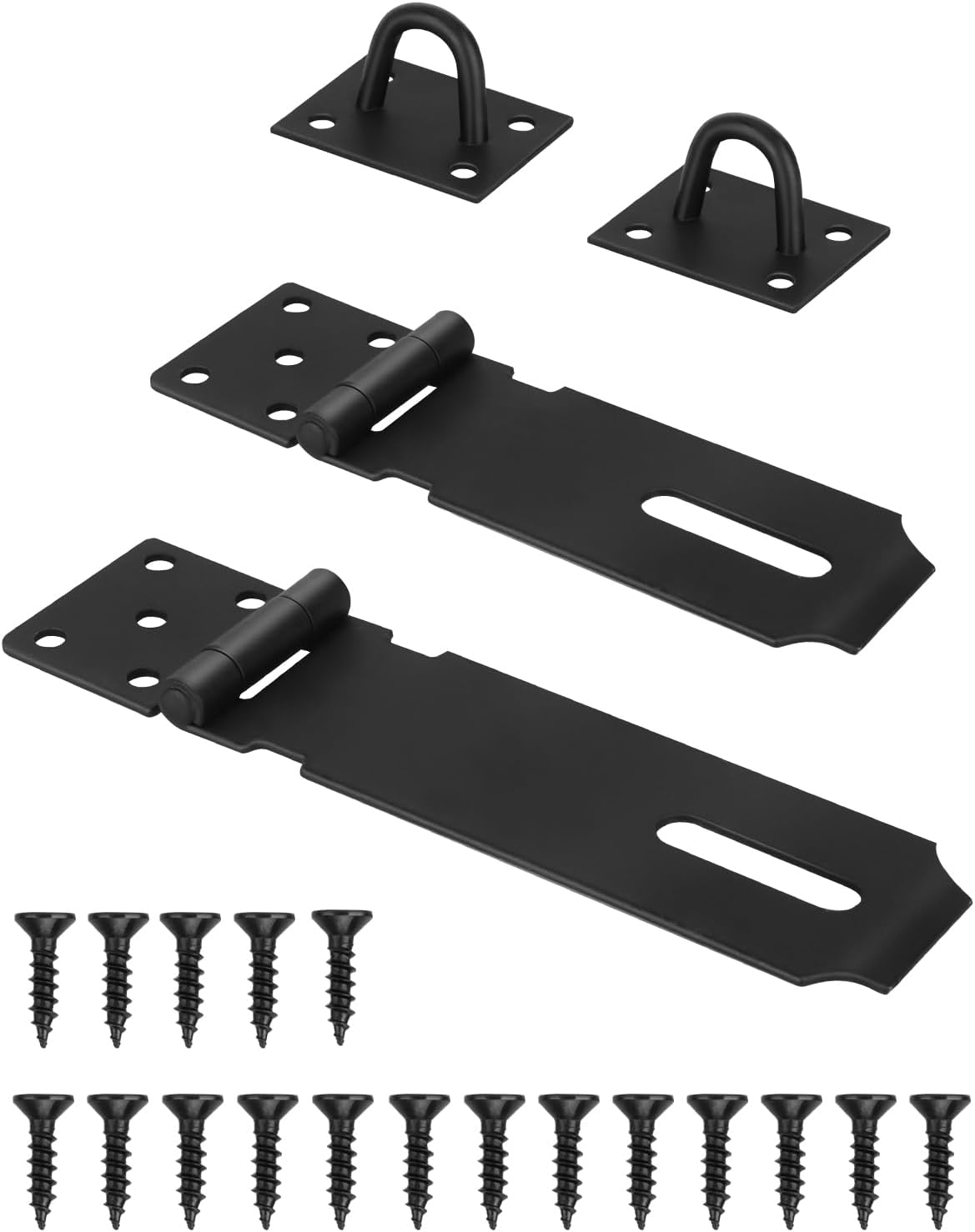 Sheryl&Rain 2PCS 4in 5in Stainless Steel Padlock H...