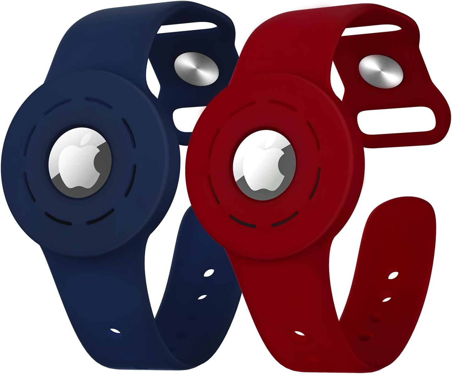 ARTCHE kids Watch Wristband for Apple Airtag 2 Pack, Silicone Bracelet Band Comp...