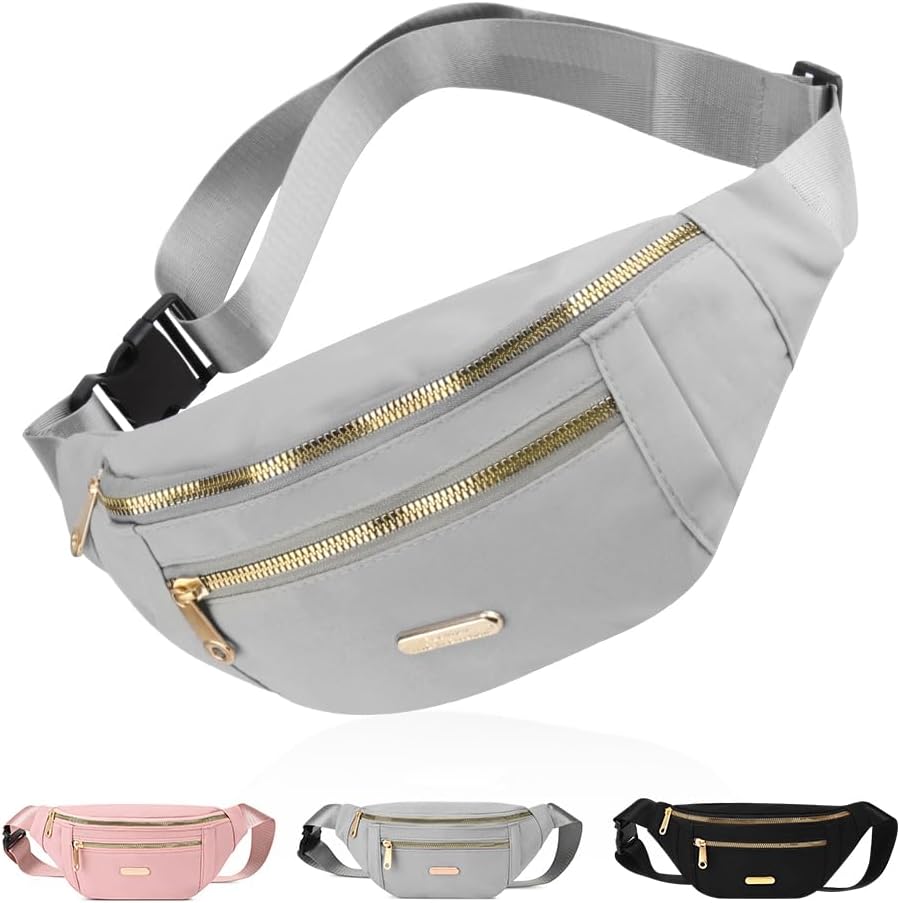 Gadom Bumbag Waist Bag, Waterproof Running Waist Fanny Pack for Men Women, Adjus...