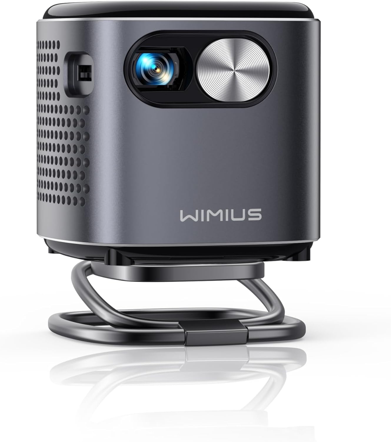 Mini Projector,Neflix in Android 11.0 WiMiUS Q2 Pro 500ANSI Short Throw DLP Batt...