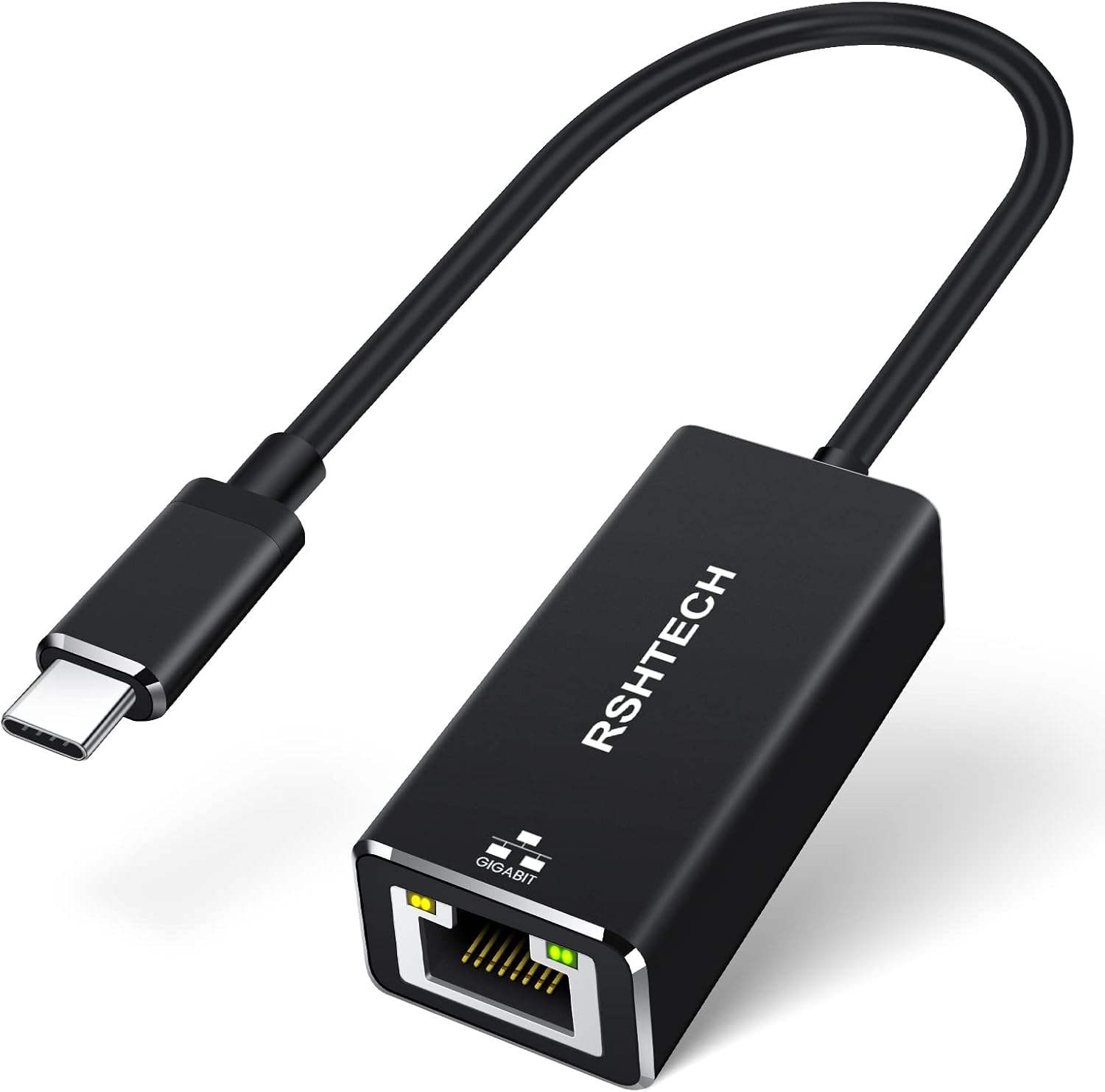 RSHTECH USB C to Ethernet Adapter, 2.5G Type C/Thunderbolt 3 to Ethernet Adapter...