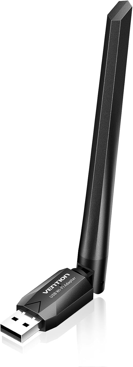 VENTION AC600 USB WiFi Bluetooth 5.0 Adapter, 6dBi Antenna WiFi Dongle for PC/La...