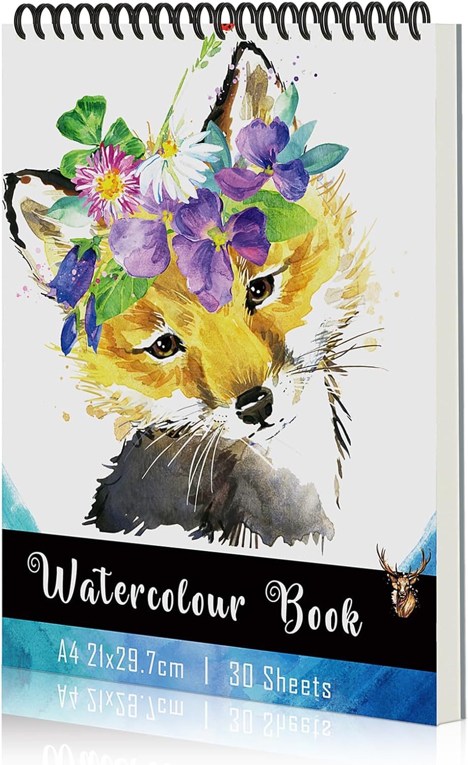 Yordawn Watercolour Paper A4 Watercolour Sketchbook with 30 Sheets Art Supplies...