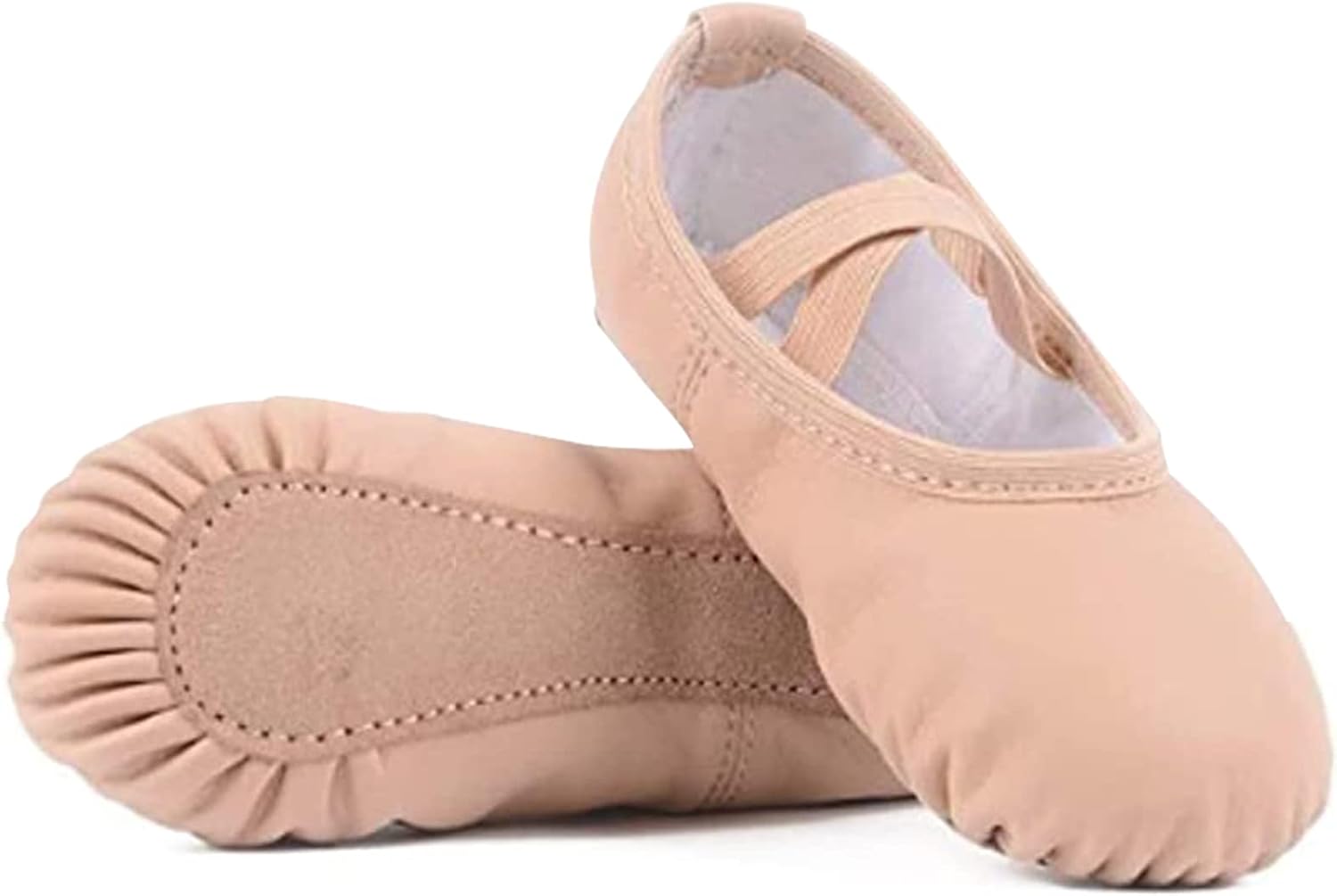 TETSUO Girls Ballet Slippers Dance Shoes 2.5 UK Balletpink