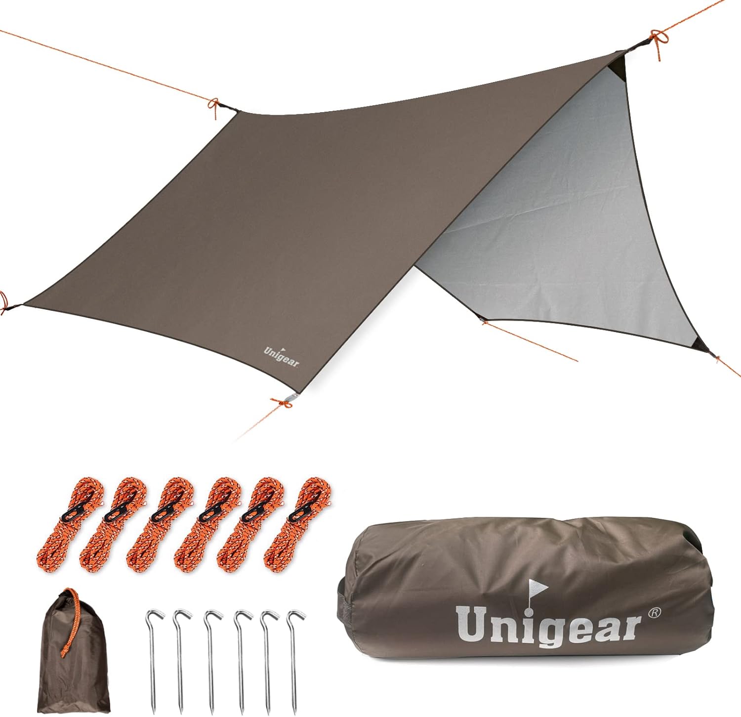 Unigear Rain Fly Tent Tarp Hammock Hexagonal,Light...