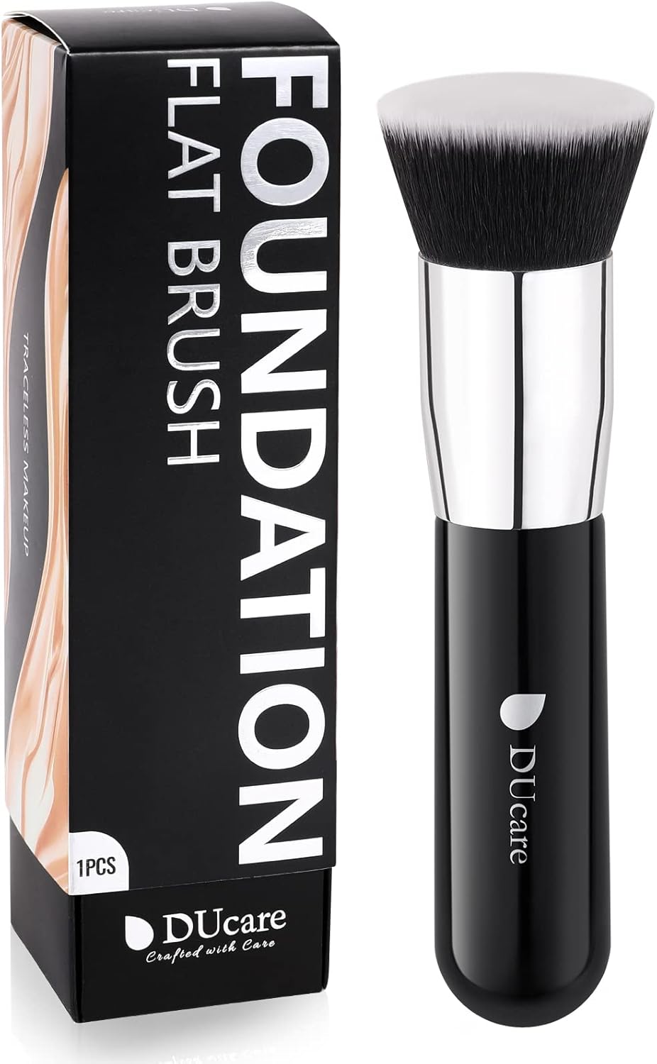 DUcare Foundation Kabuki Brush- Flat Top Big Makeup Brushes Perfect For Liquid B...