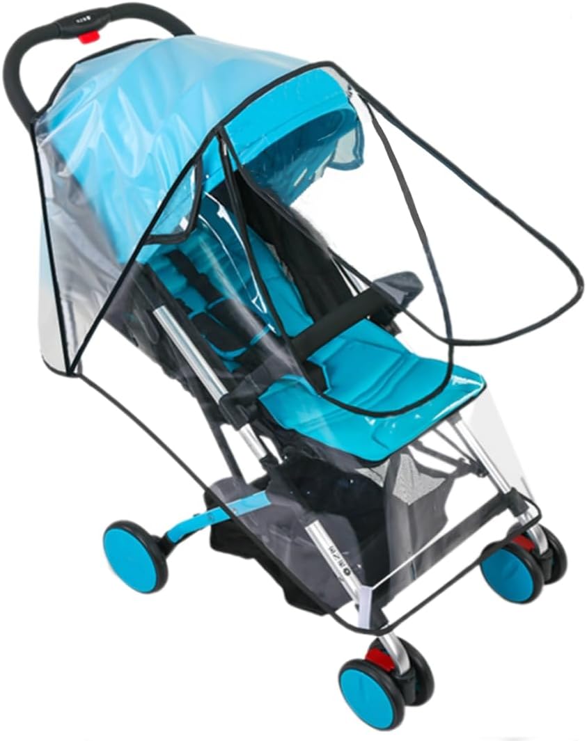 Universal Rain Cover Pushchair Stroller Large Raincover Buggy Pram with Zipper W...