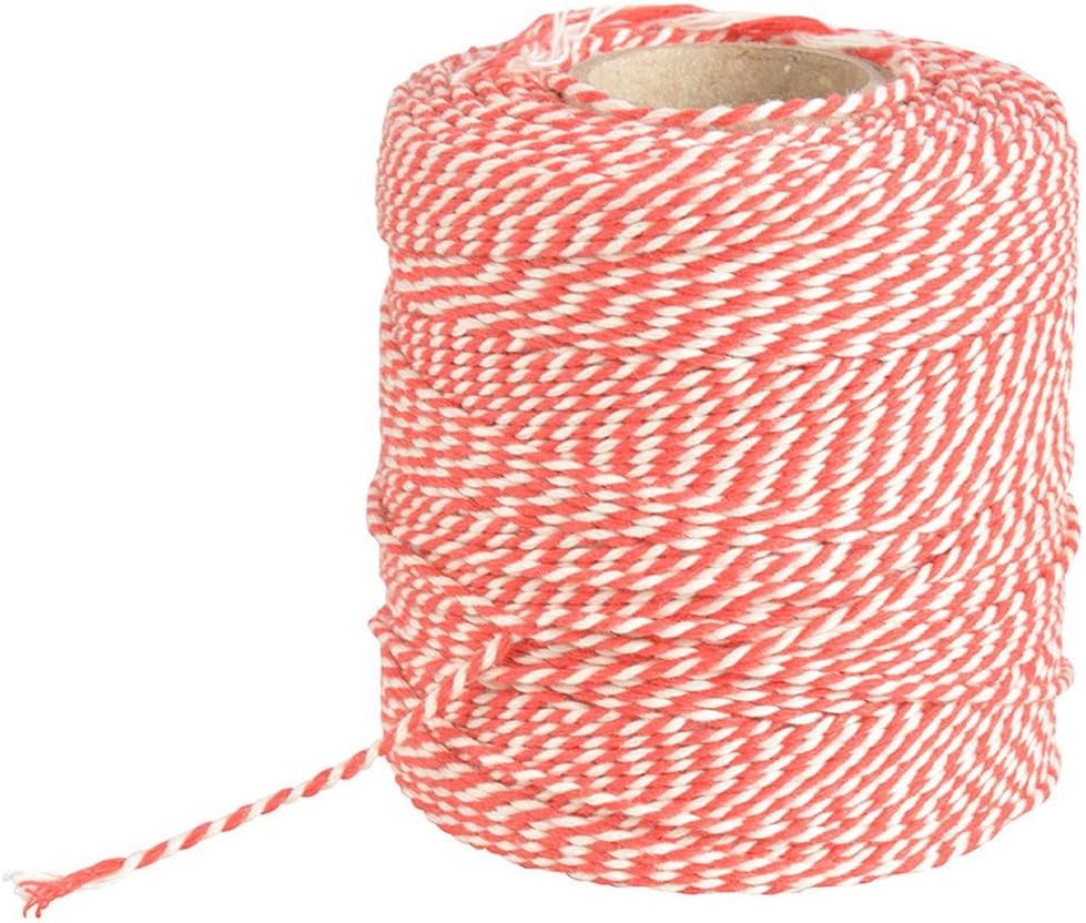Esschert's Design C2058 Striped Cooking Yarn, Red/...