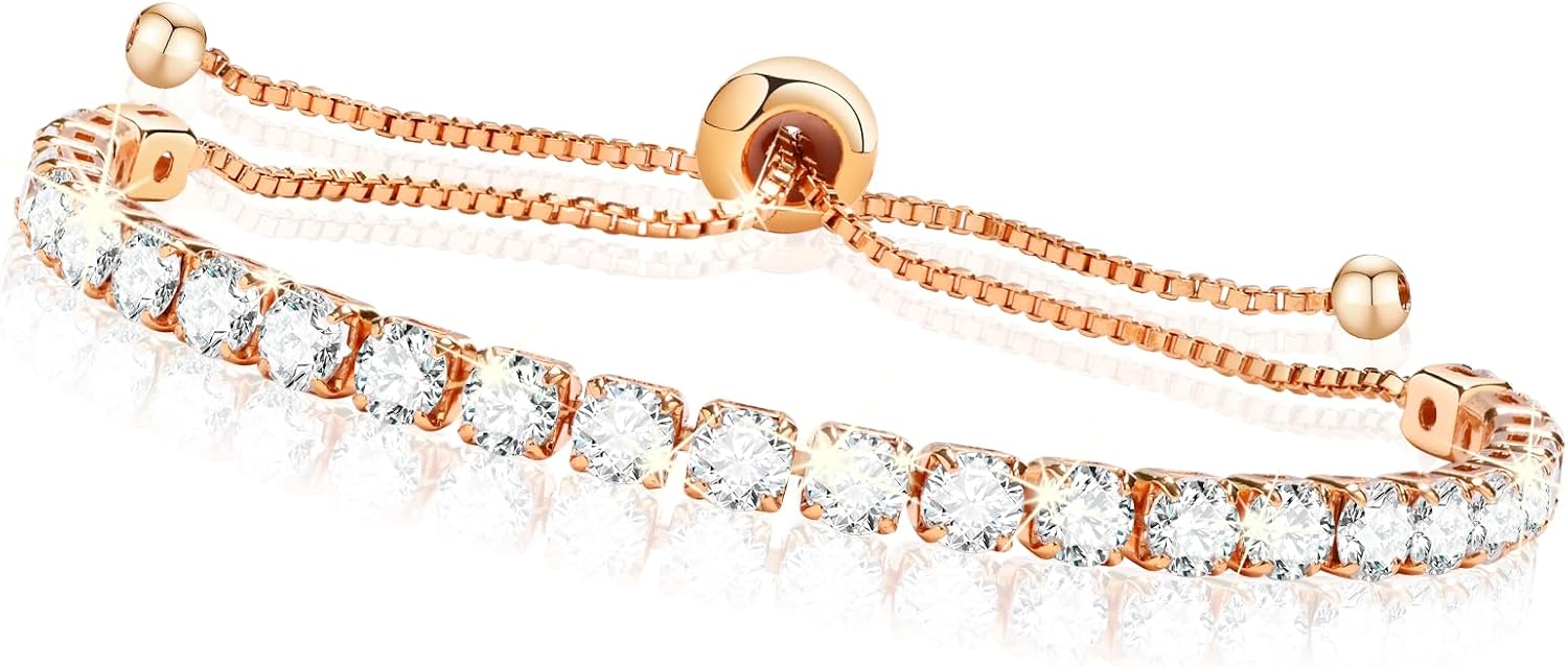 VNOX Bracelets for Womens Zirconia Tennis Bracelet Womens Bracelet Gold Bracelet...