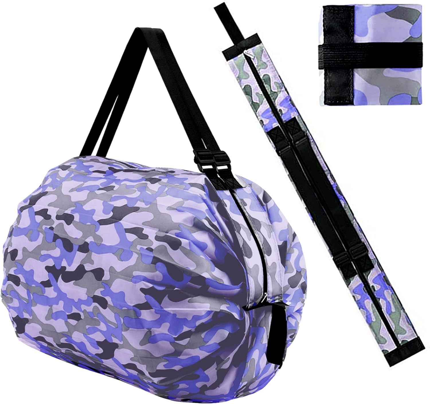 ICOUVA Grocery Shopping Bags,Reusable Foldable Grocery Bags Heavy Duty Shopping...