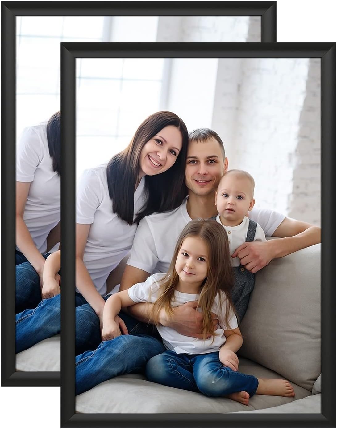 A5 Photo Picture Frame,15x21cm Aluminum Black Certificate Frames with Perspex Gl...
