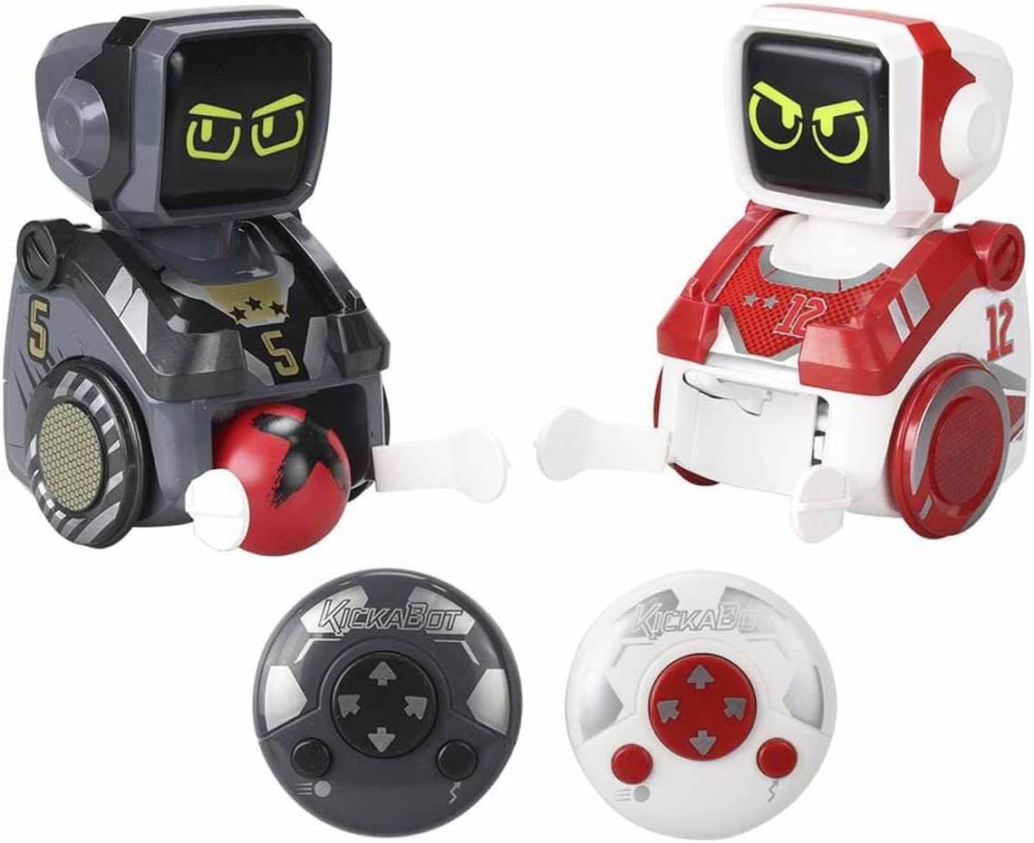 SilverLit Kickabot Twin Pack Robots | Football Robot Game | For Kids ages 3+ | I...
