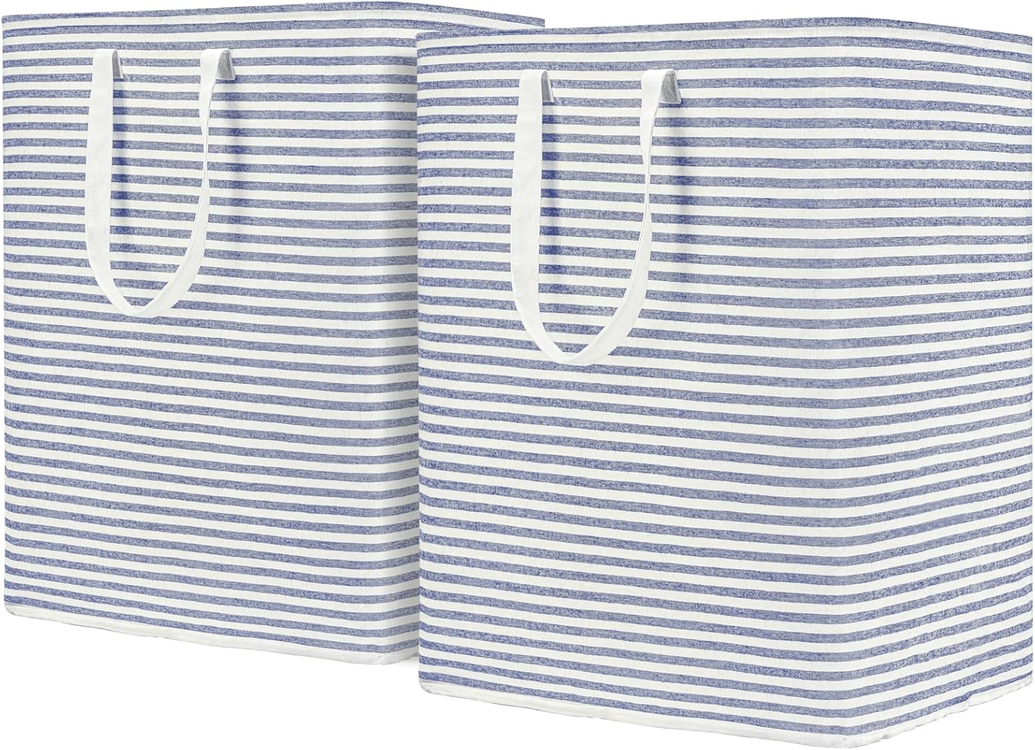DOKEHOM 120L [2 Pack] Freestanding Laundry Hamper with Handle, Collapsible Extra...