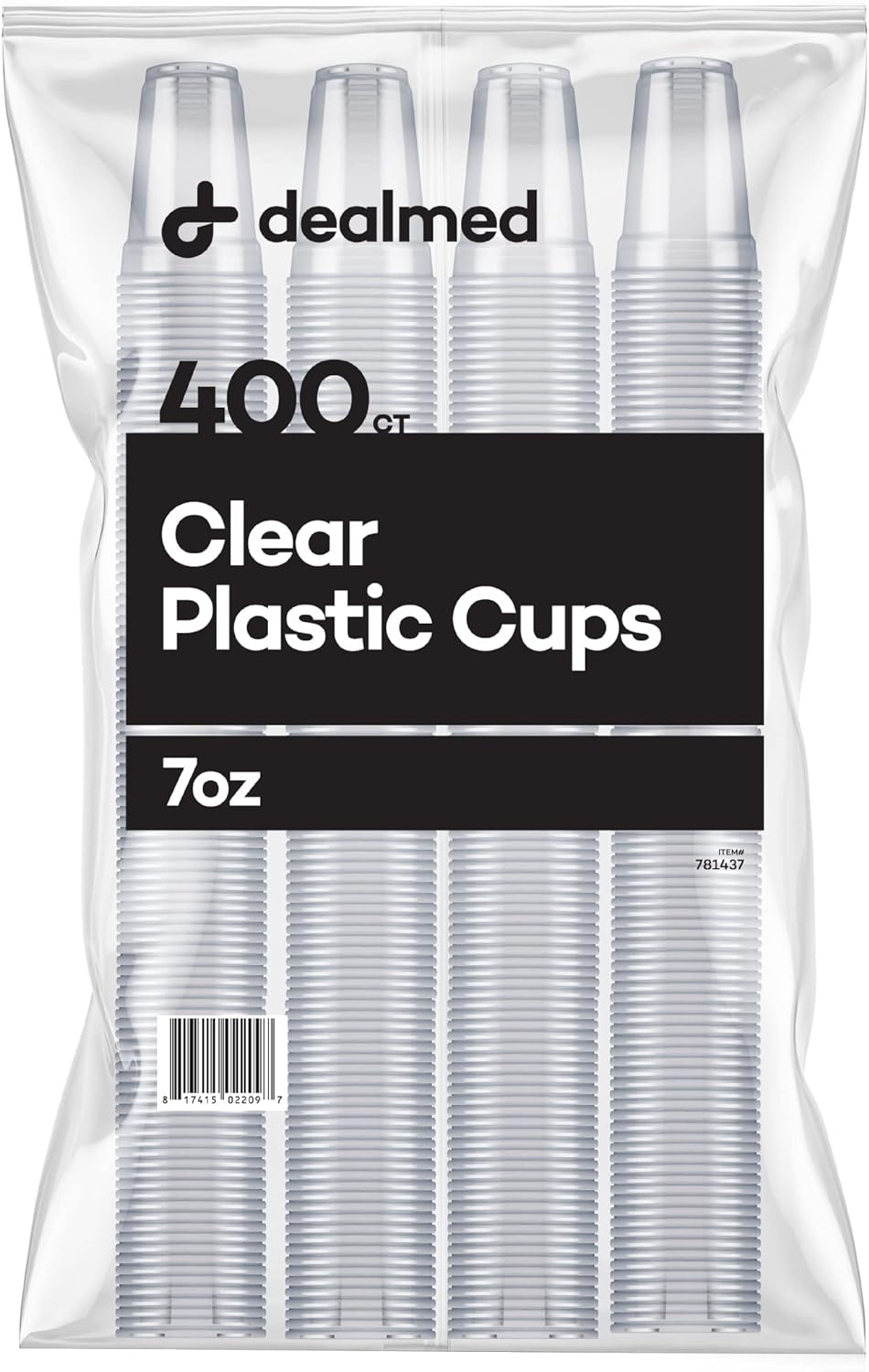 Dealmed 7 oz. Disposable Plastic Cups – 100% Recyclable Cups for Doctor's Office...