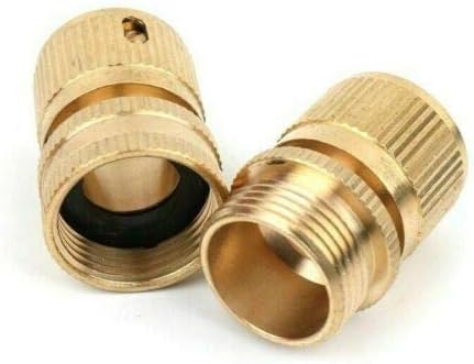 Hydrogarden 3/4" Male Thread 3/4" Female Thread Brass Quick Connectors Garden Ir...