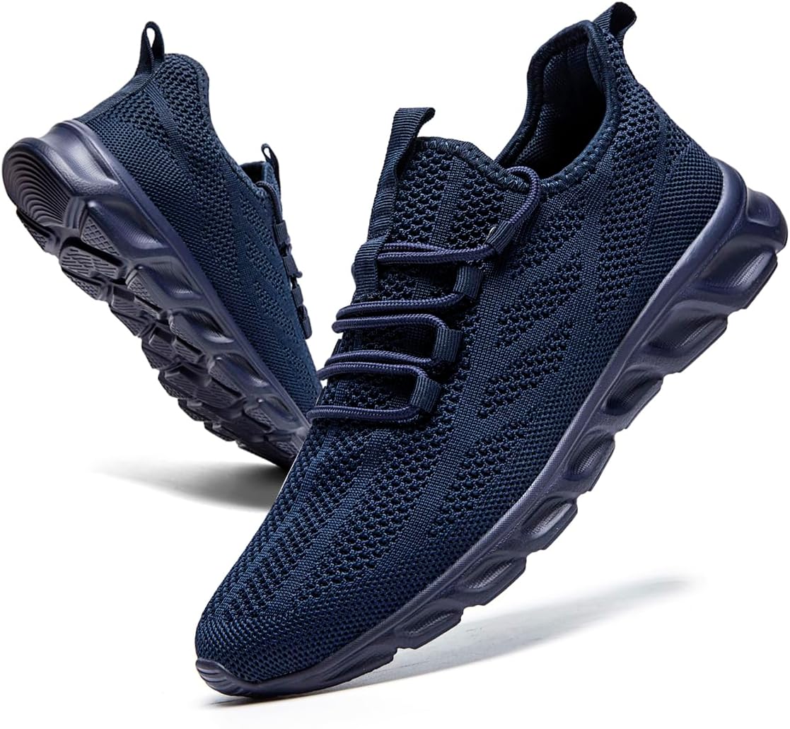Linenghs Mens Running Trainers Walking Tennis Sports Shoes Gym Outdoor Casual Li...