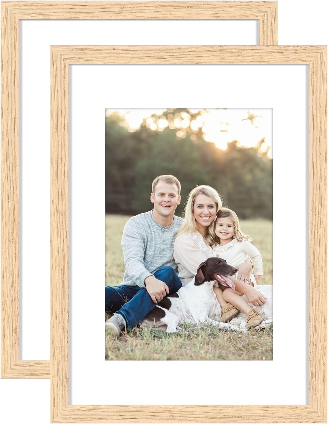 A5 Picture Frame Made of Solid OAK Wood with Perspex Front,21x15cm Photo Frame D...