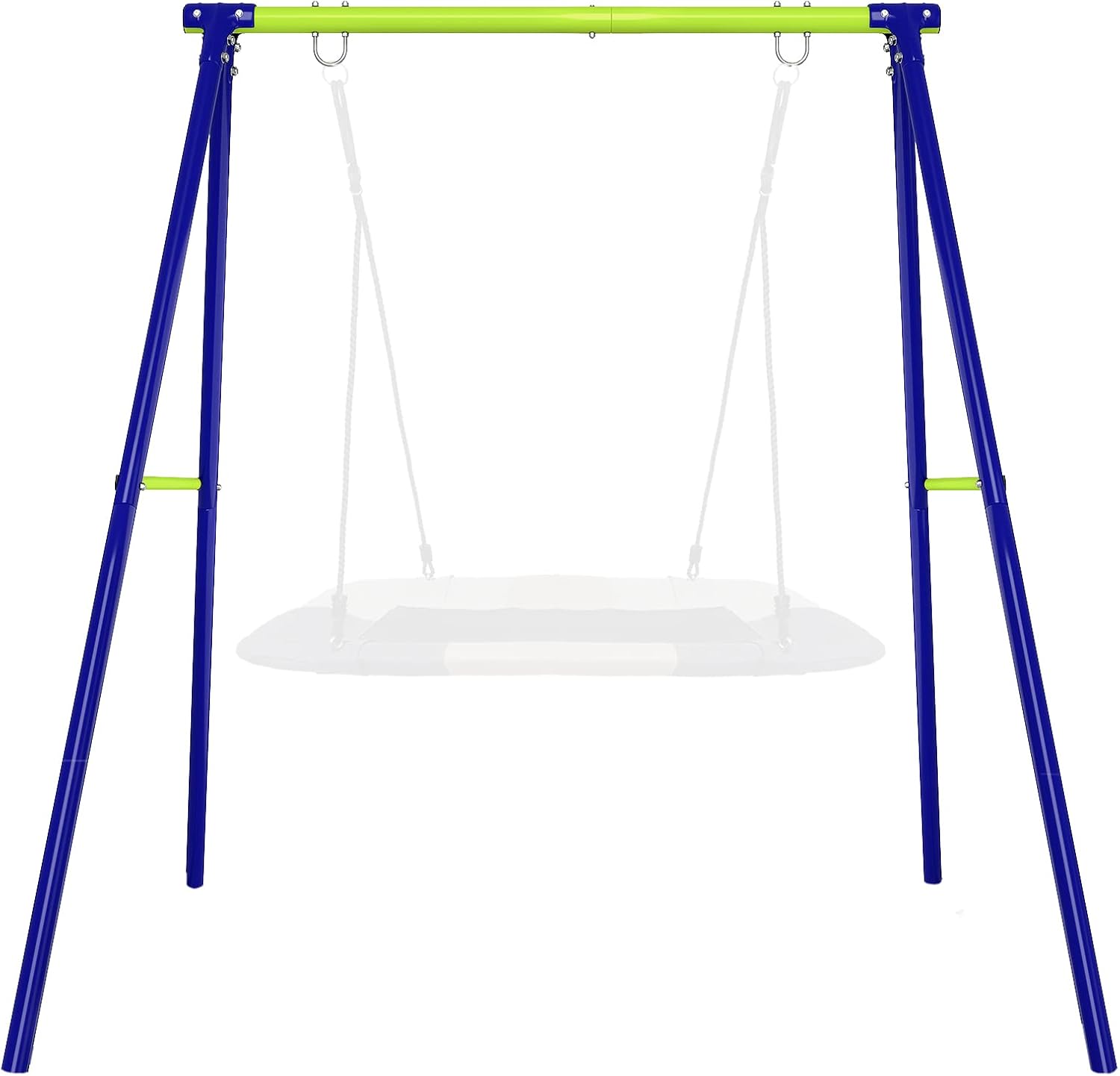 Dripex Heavy Duty Metal Swing Frame with Ground Stakes for Kids, 220lb Load Capa...