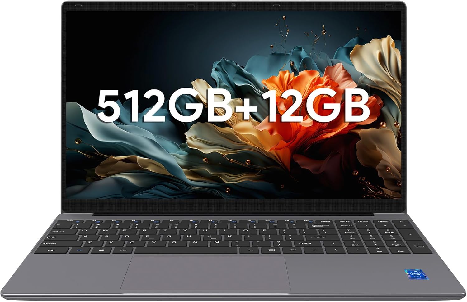 ApoloSign 12GB RAM, 512GB SSD Laptop, Expandable 1TB, with Intel N5095 High-Spee...