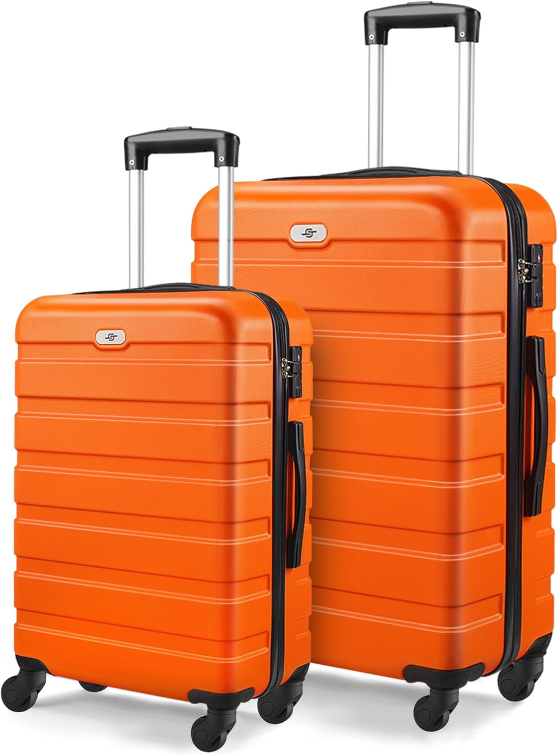 Suitour 2 piece Luggage Sets with Spinner Wheels,Hardside Lightweight 20/24 inch...
