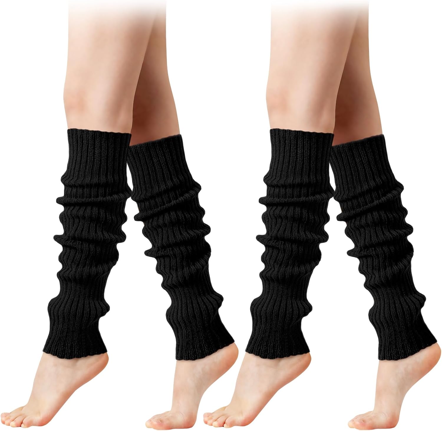 Leg Warmers - 2/3 Pairs Fashion Knit Neon Leg Warmers for Women 80s Sports Party...